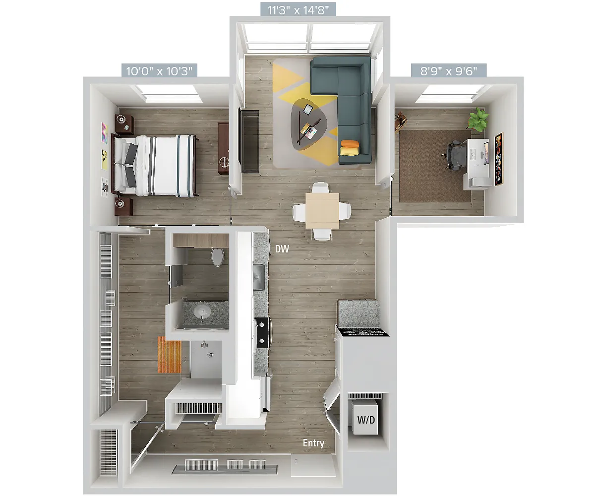 Floor plan 407