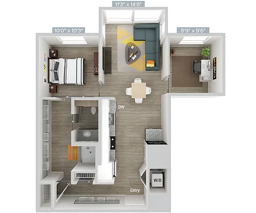 Floor plan 407