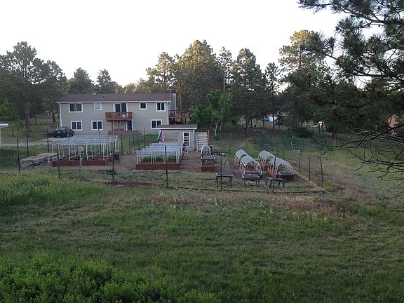 Raised Bed Garden with shed