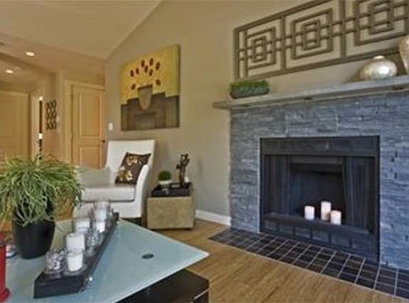 Gorgeous fireplace