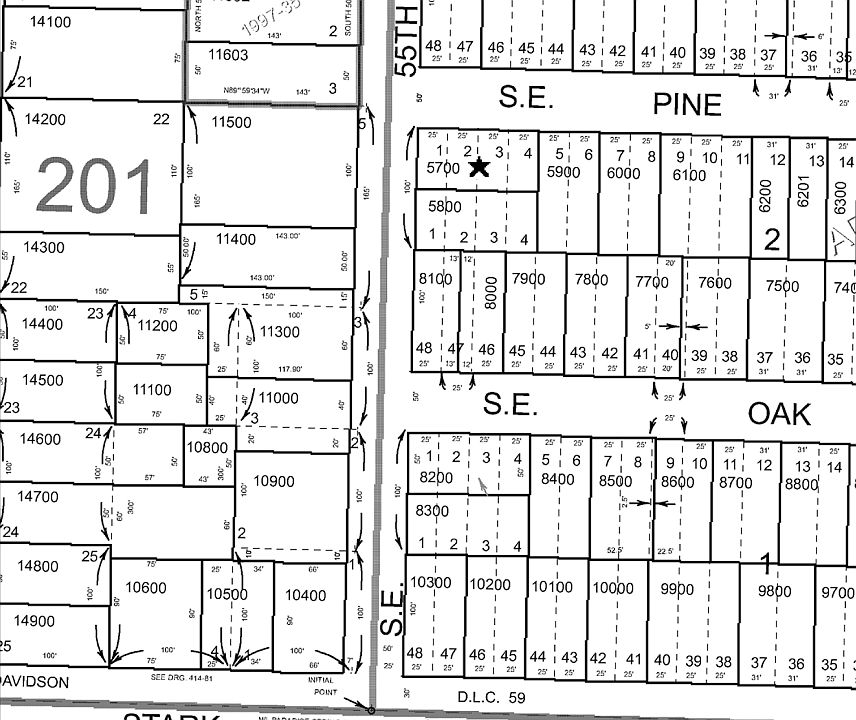 4 lots 25x50ft lots