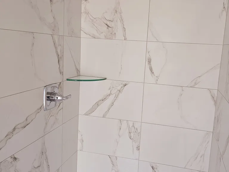 Imported Italian tile showers available