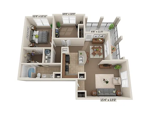 Floor plan B1