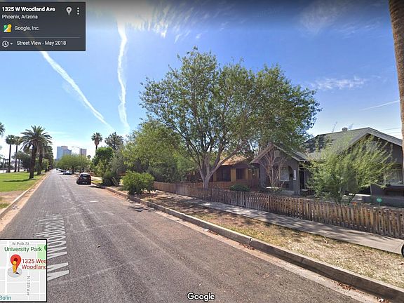 Our Google street view, with a nice view of downtown.
