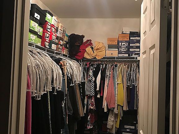 Master walk in closet