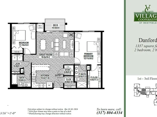 Danford Plan, Village Cooperative of Westfield (Active Adults 62+)