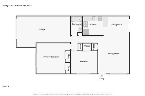 Floor plan Townhome