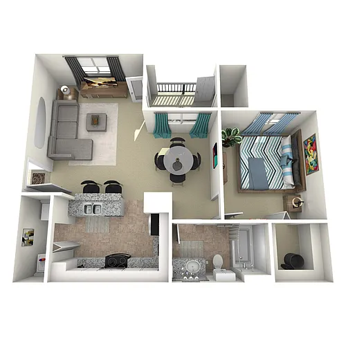 Floor plan A1R
