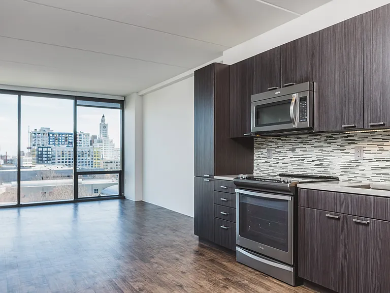 Ample kitchen storage with separate pantry