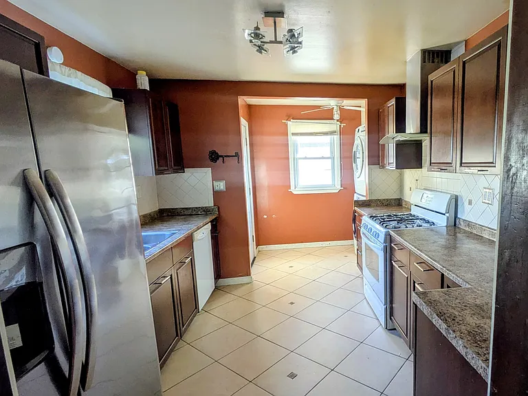 Kitchen and kitchenette area