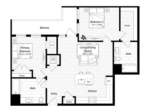 Floor plan B3