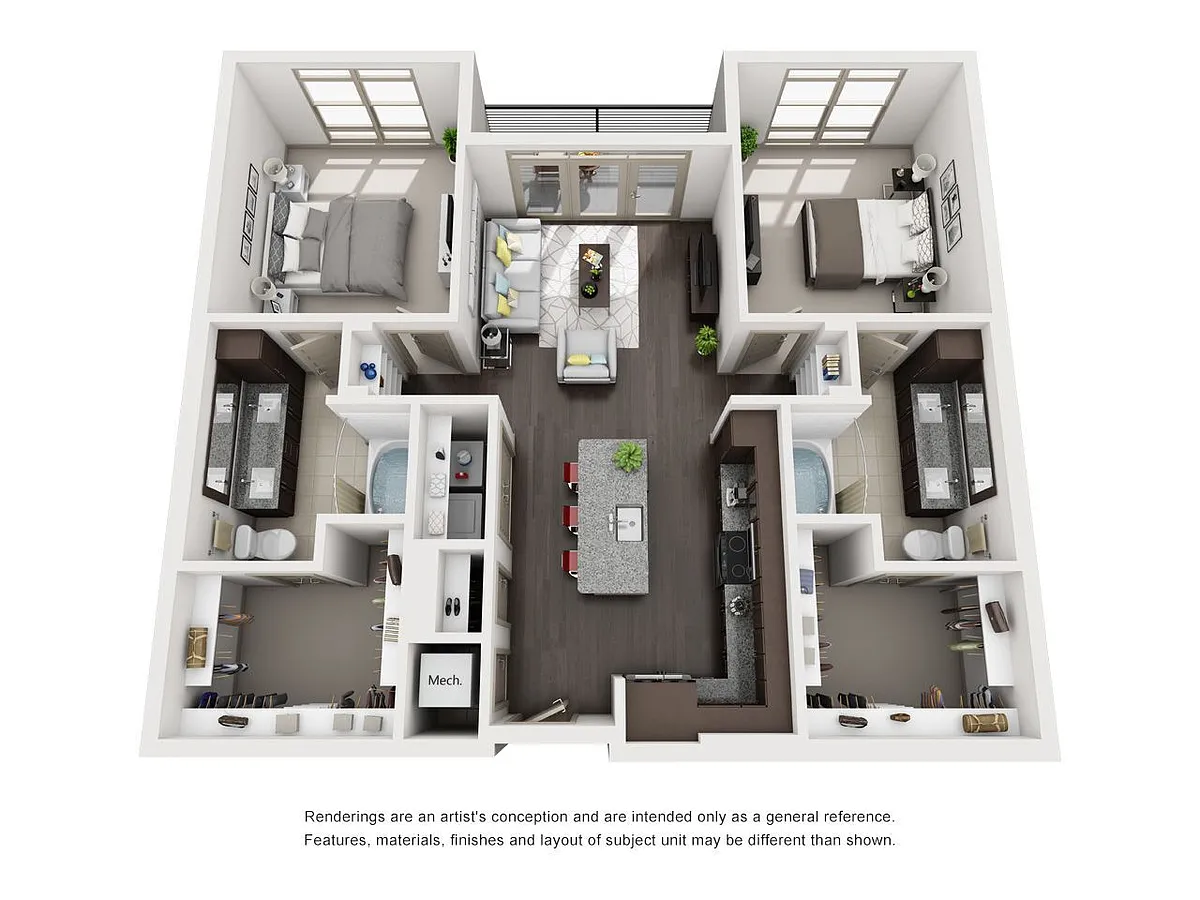 Floor plan B2-1