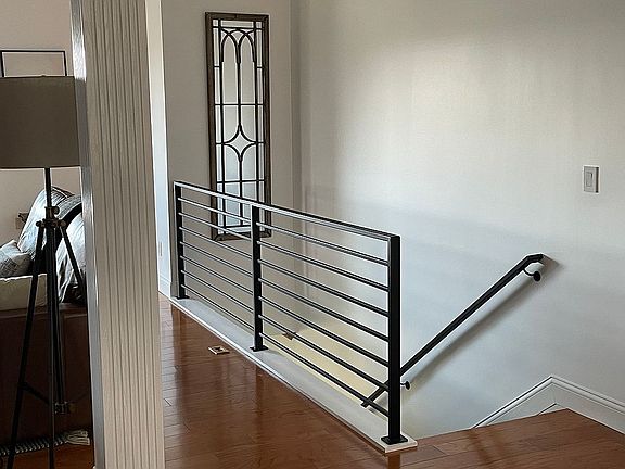 Beautiful black iron rail