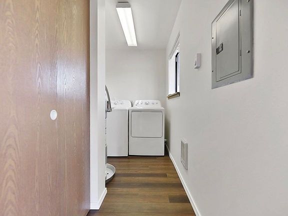Washer and dryer included