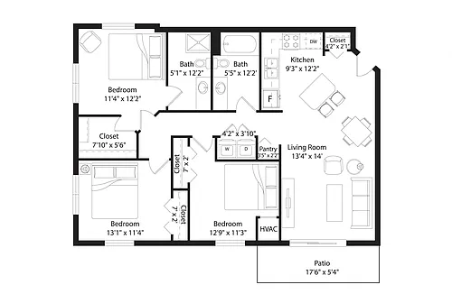 Floor plan C2R