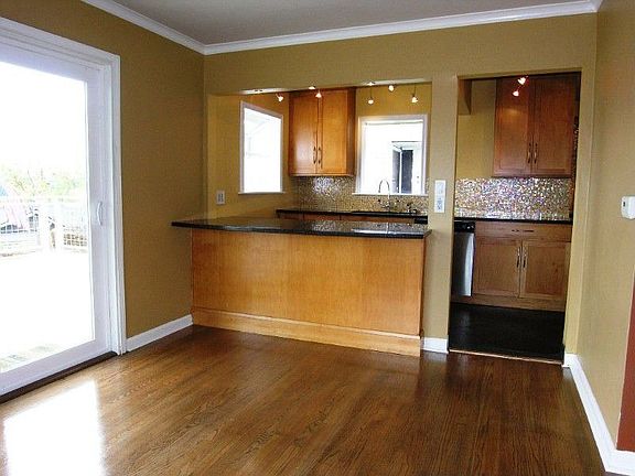 Dining room open to the kitchen