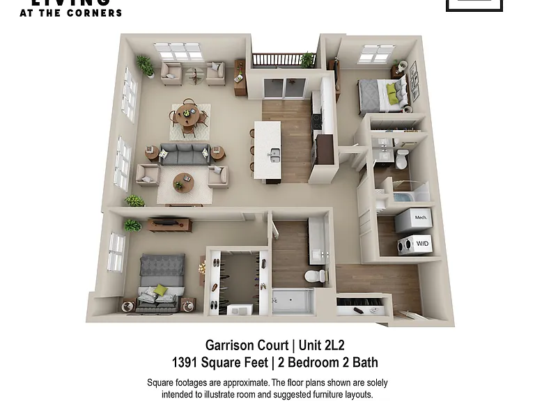 Garrison Court Unit Style 2L2 Garrison Court Unit Style 2L2