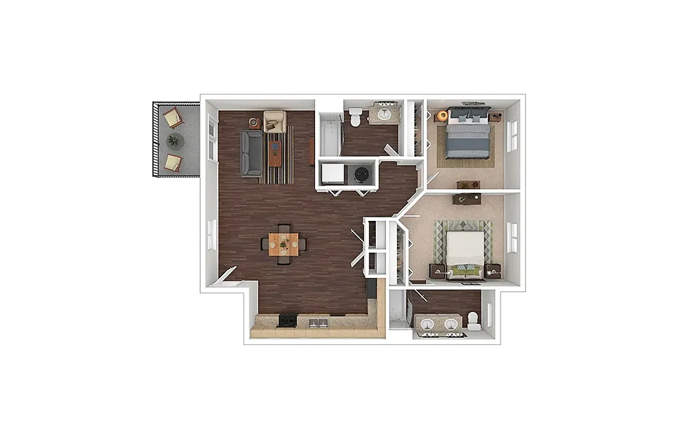 Floor plan Mauve - Classic