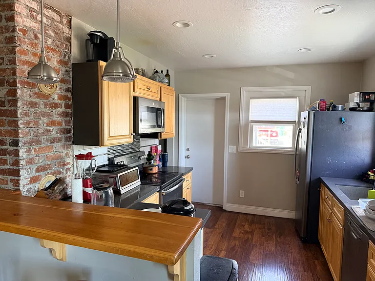 kitchen looking from dining room
