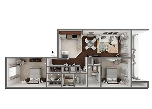 Floor plan Coral