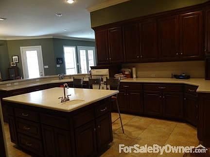 kitchen with center isle