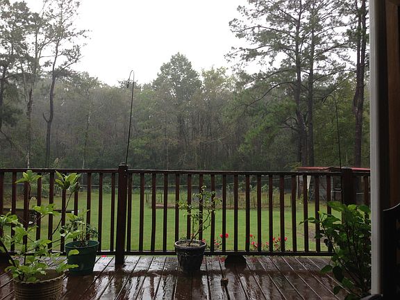 View from the back porch