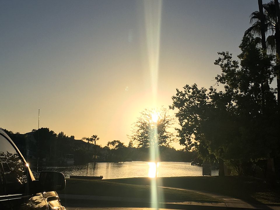 Sunset from thefront of home