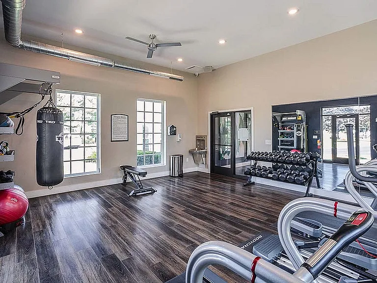 24-Hour Fitness Center at Alkire Glen Apartments