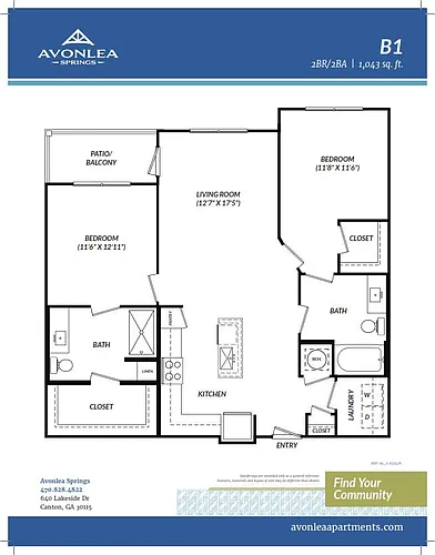 Floor plan B1