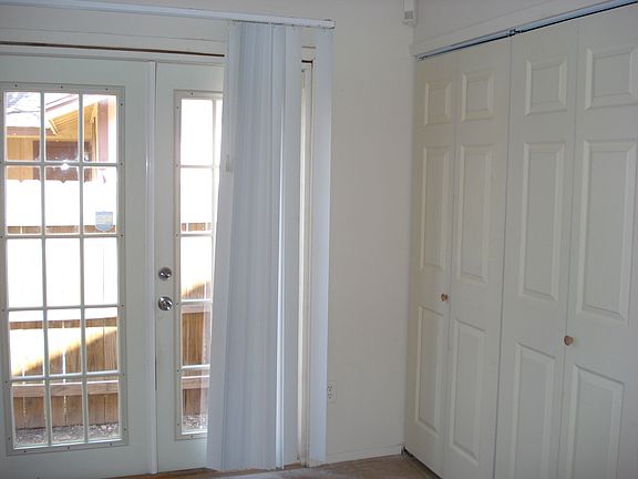  Side door to backyard and doors to laundry area