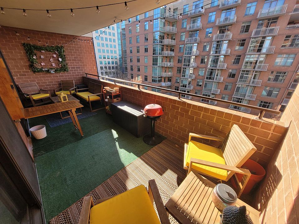 Large balcony.