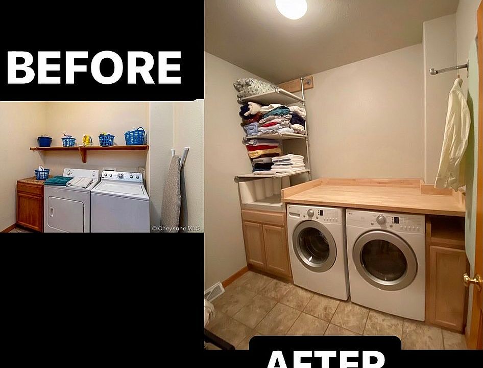 Renovated Laundry Room
