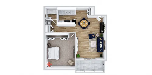 Floor plan One Bedroom
