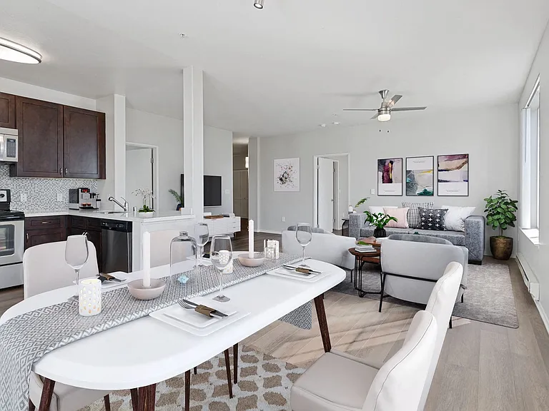 Open-concept floor plans with design flexibility