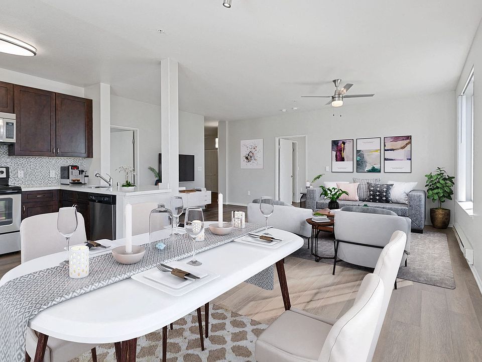 Open-concept floor plans with design flexibility