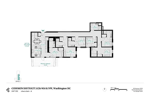 Floor plan 302 - Price per bed