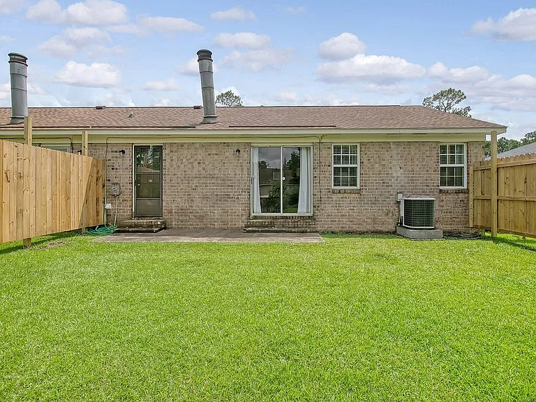 Our new privacy fence allows for an extension of living space and provides place to enjoy the outdoors