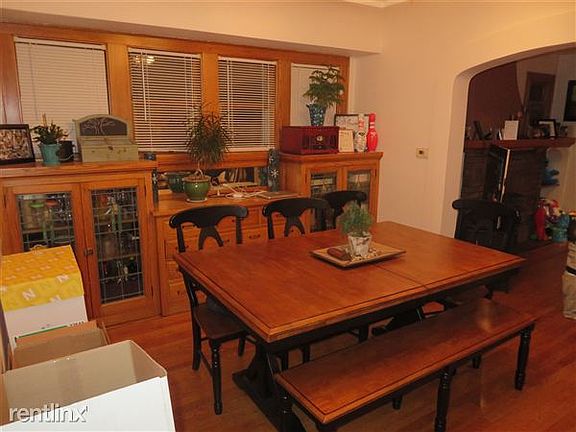 Dining Room w/ built in china cabinet