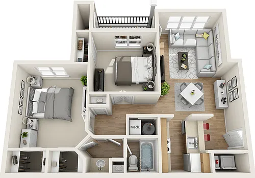 Floor plan B1R