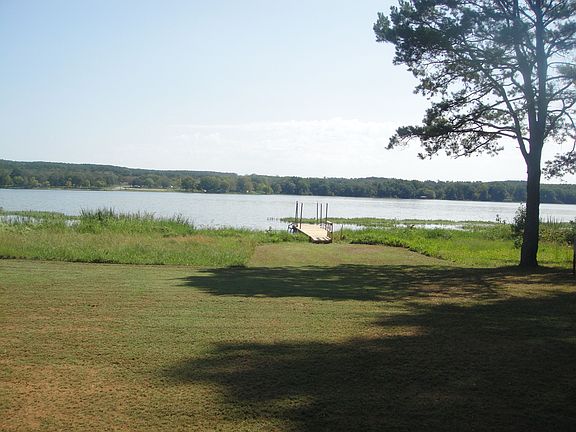 Lake and boat dock