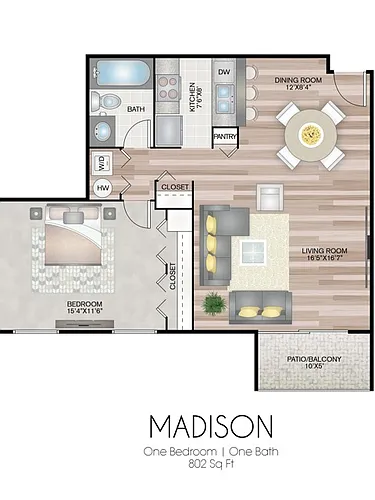 Floor plan Madison - Premium Plus