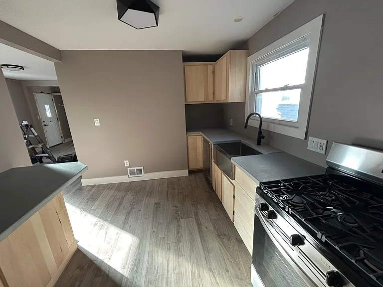 Completely renovated kitchen. Everything is brand new