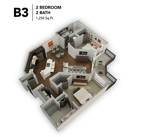 Floor plan B3
