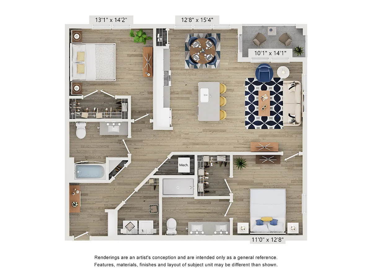 Floor plan B2m1