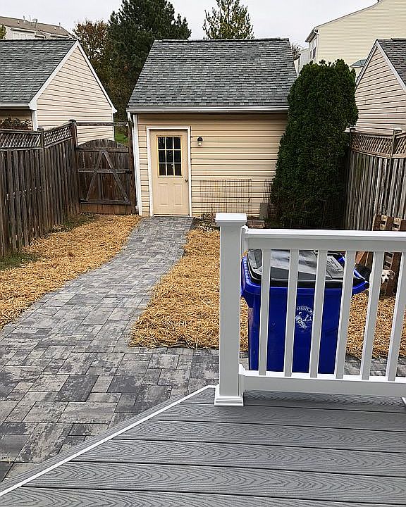 Backyard patio