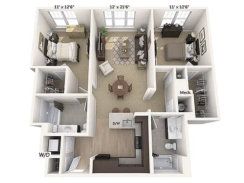 Floor plan B1