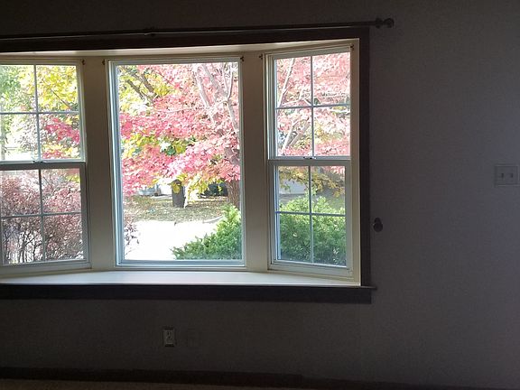 Front room with bay windows