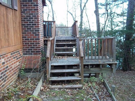 Side steps to deck and home.