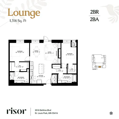 Floor plan Lounge