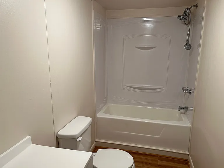 Second full bath with tub and shower